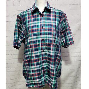 Alfred Dunner button down plaid shirt